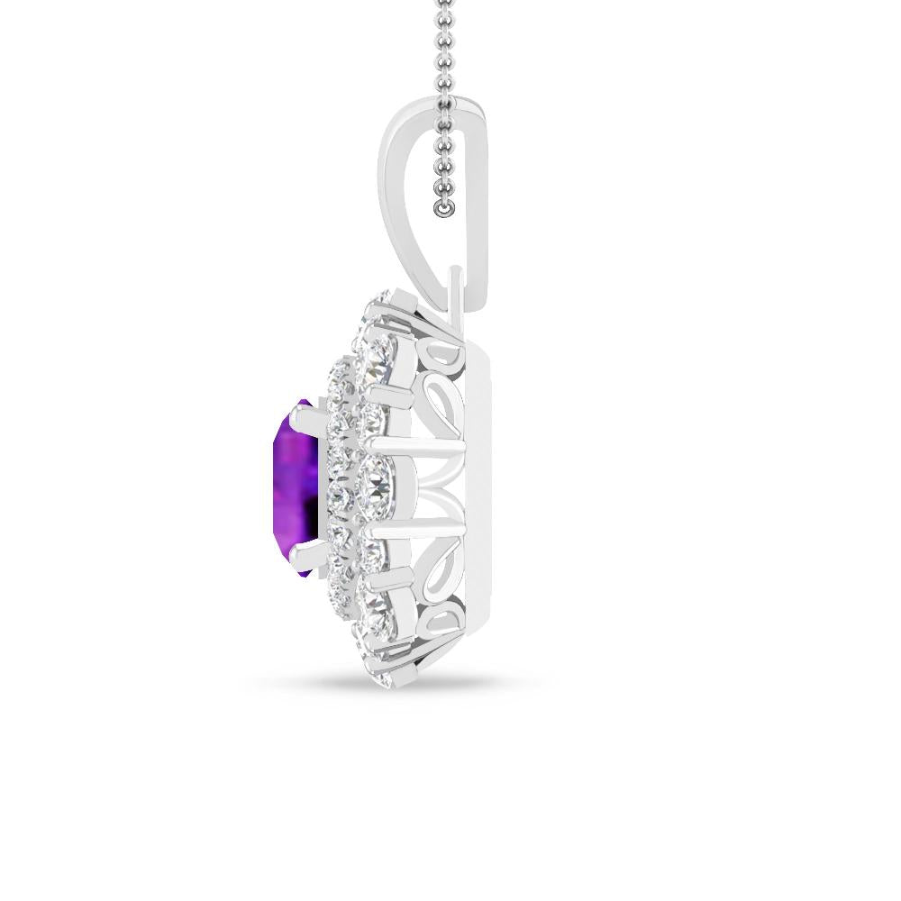 White Gold - Amethyst