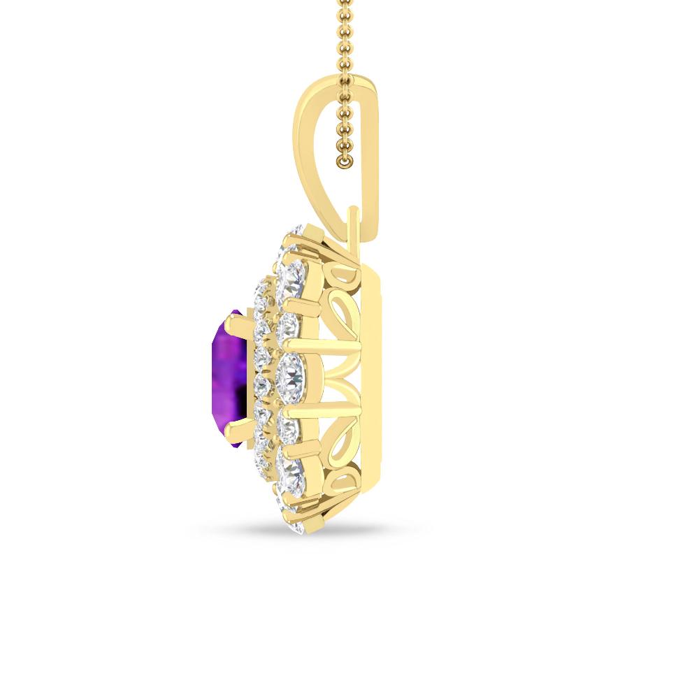 Yellow Gold - Amethyst