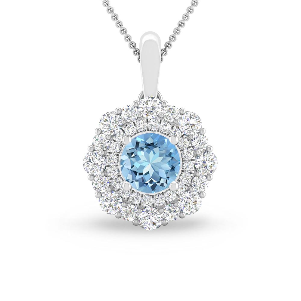 White Gold - Aquamarine