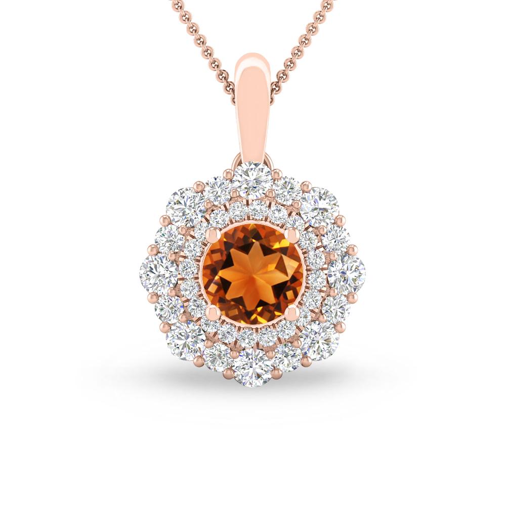 Rose Gold - Citrine