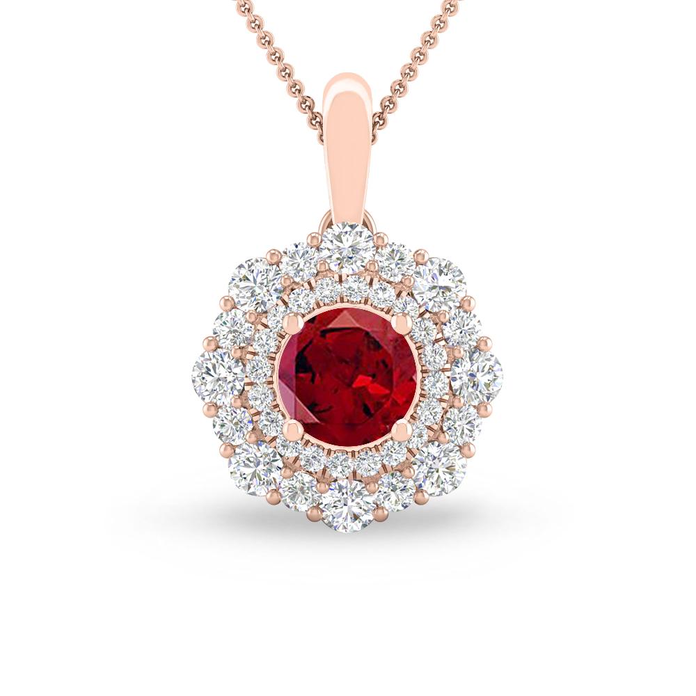 Rose Gold - Garnet