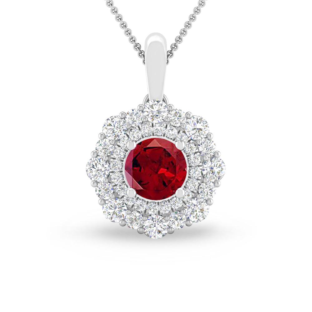 White Gold - Garnet