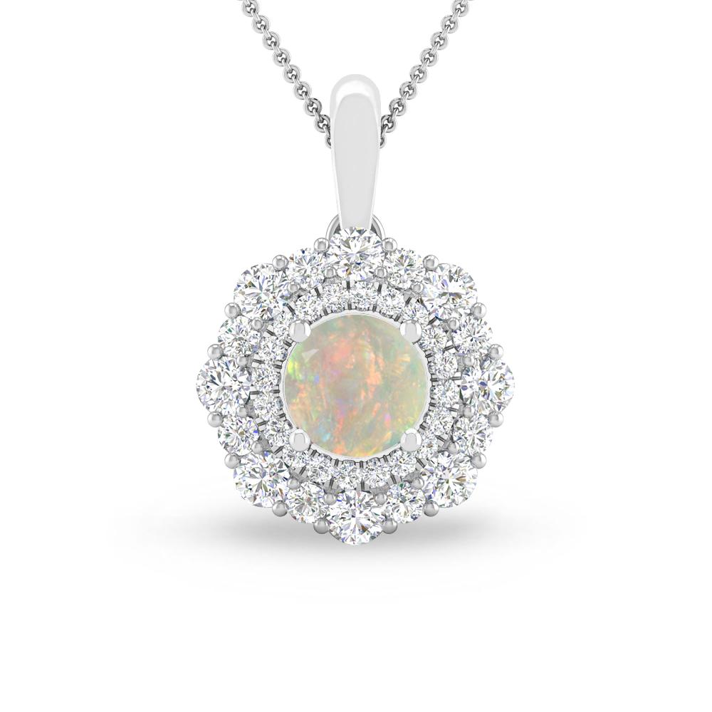 White Gold - Opal