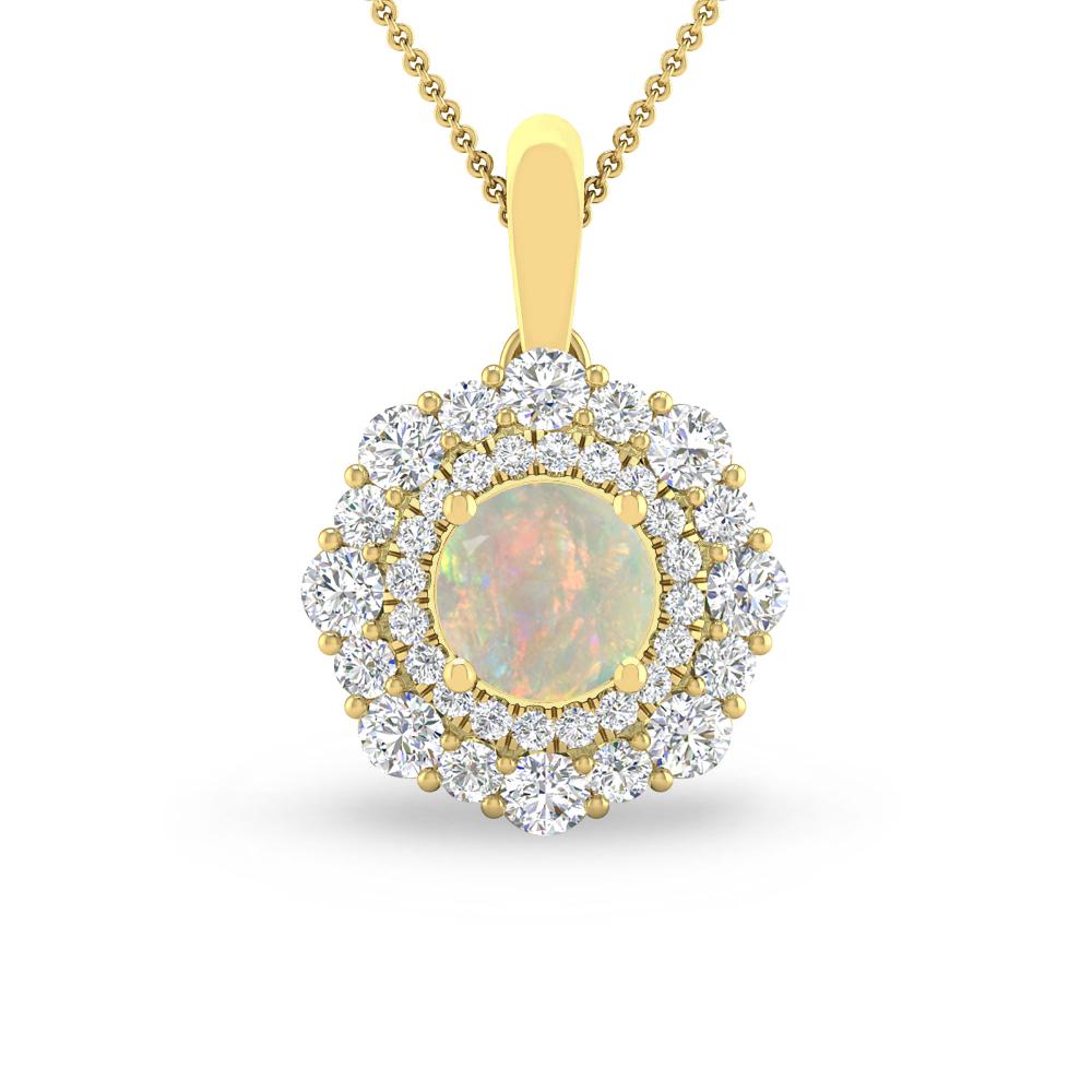 Yellow Gold - Opal