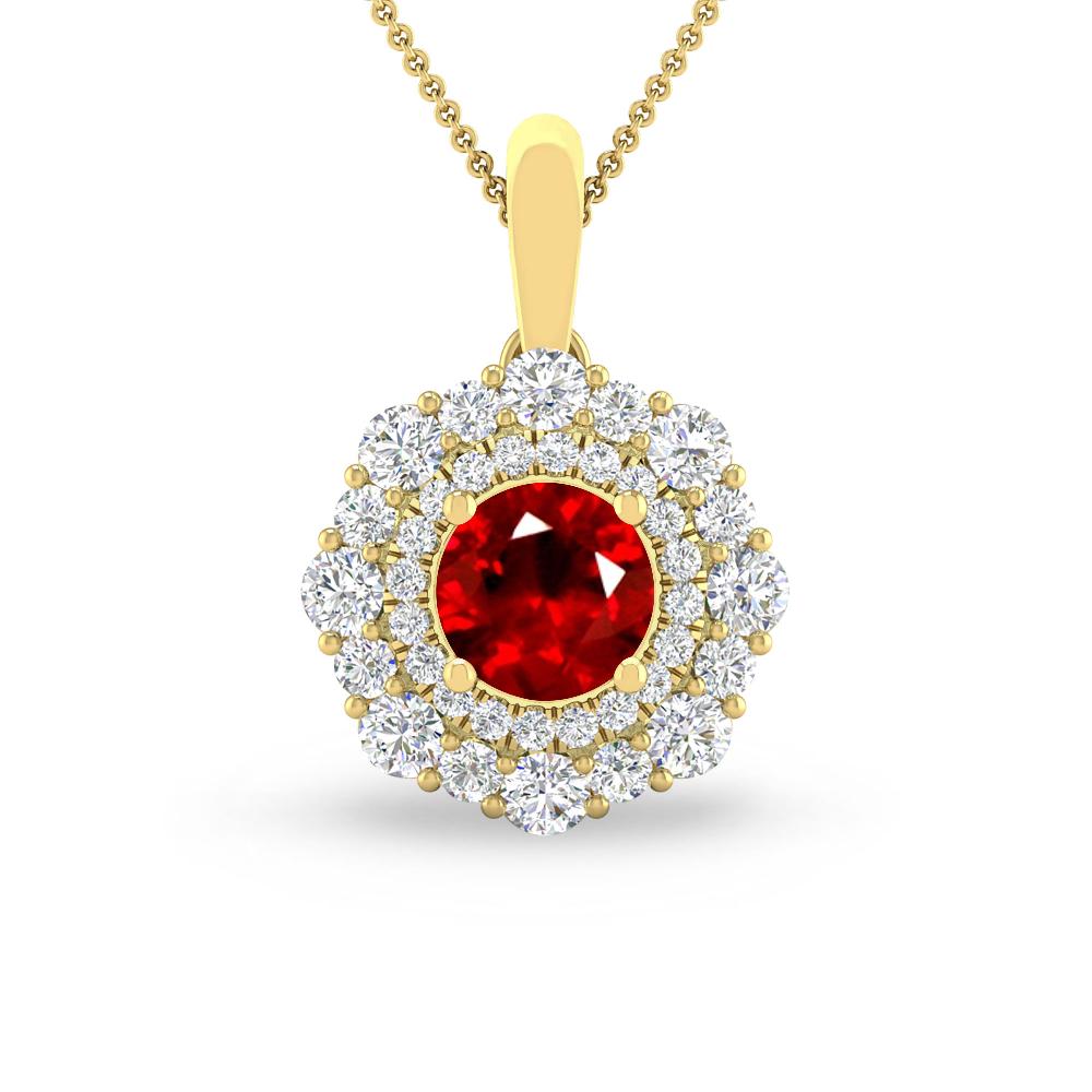 Yellow Gold - Ruby