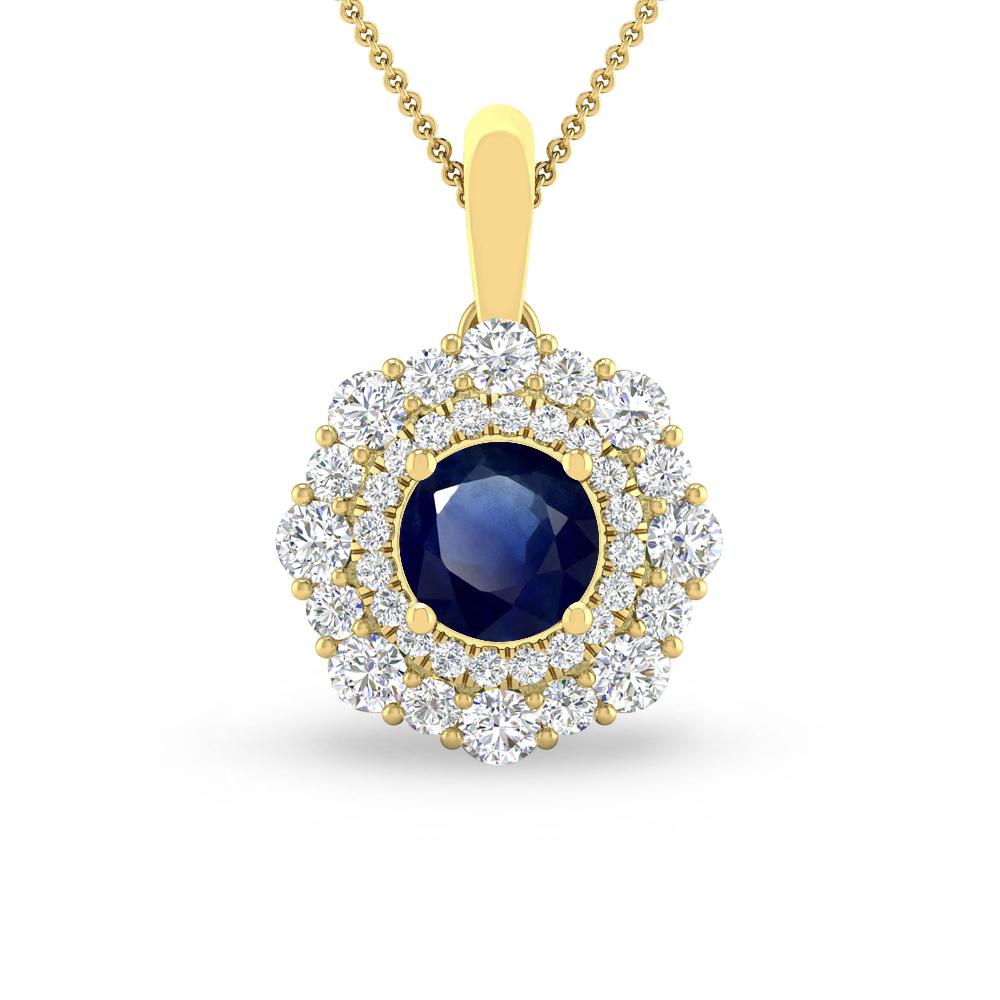 Yellow Gold - Sapphire