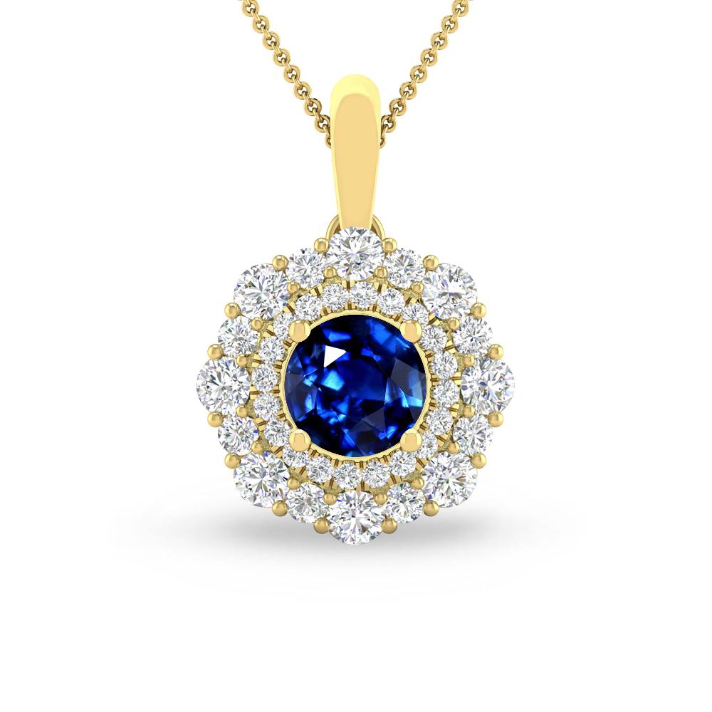 Yellow Gold - Sapphire