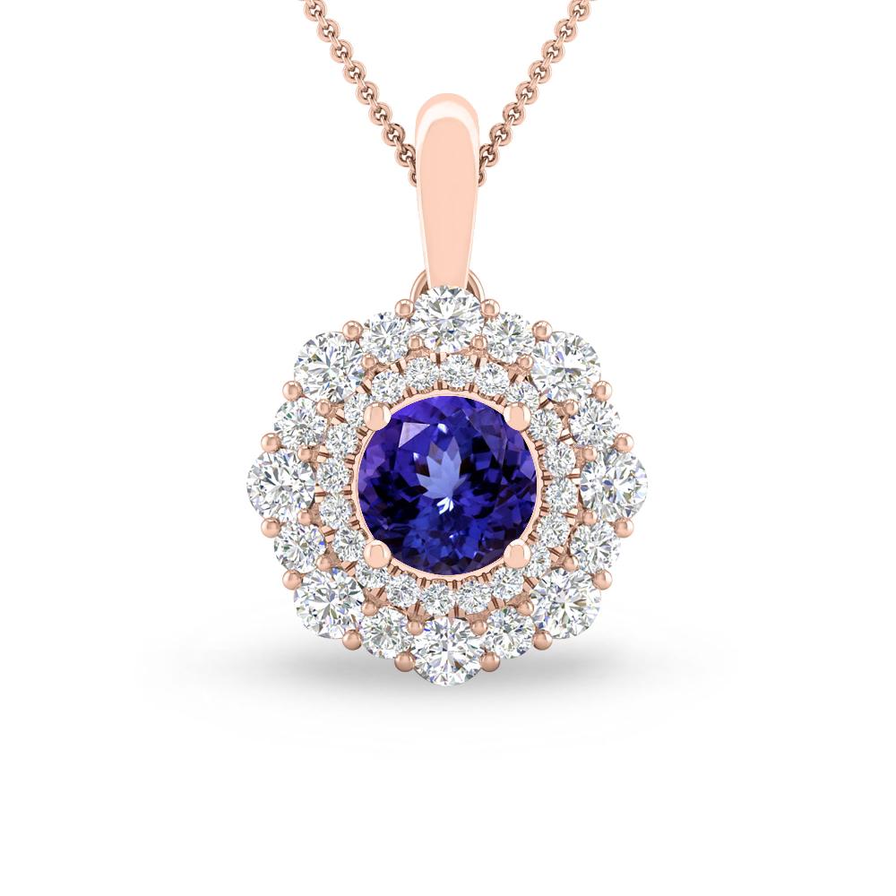 Rose Gold - Tanzanite