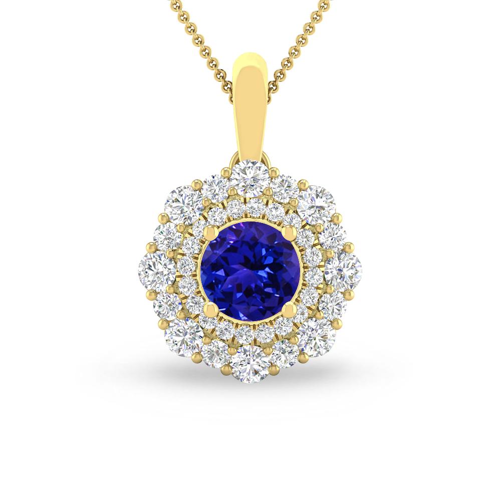 Yellow Gold - Tanzanite