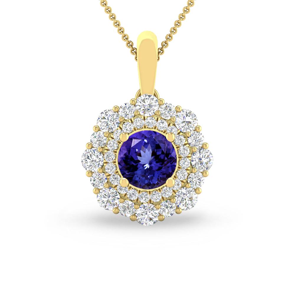 Yellow Gold - Tanzanite