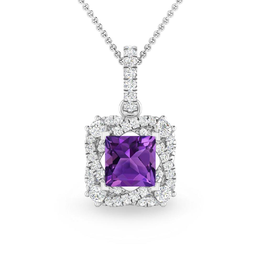 White Gold - Amethyst