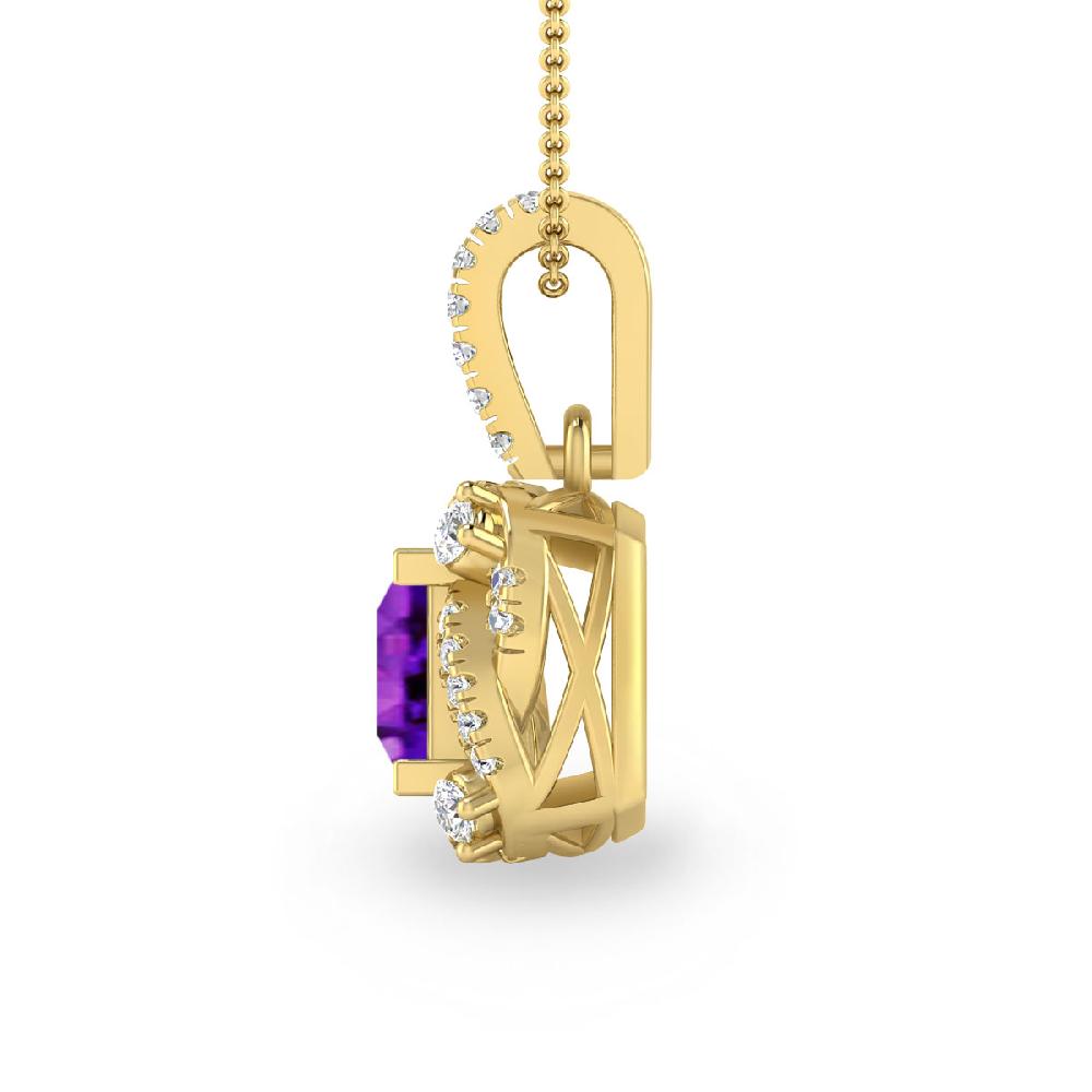 Yellow Gold - Amethyst