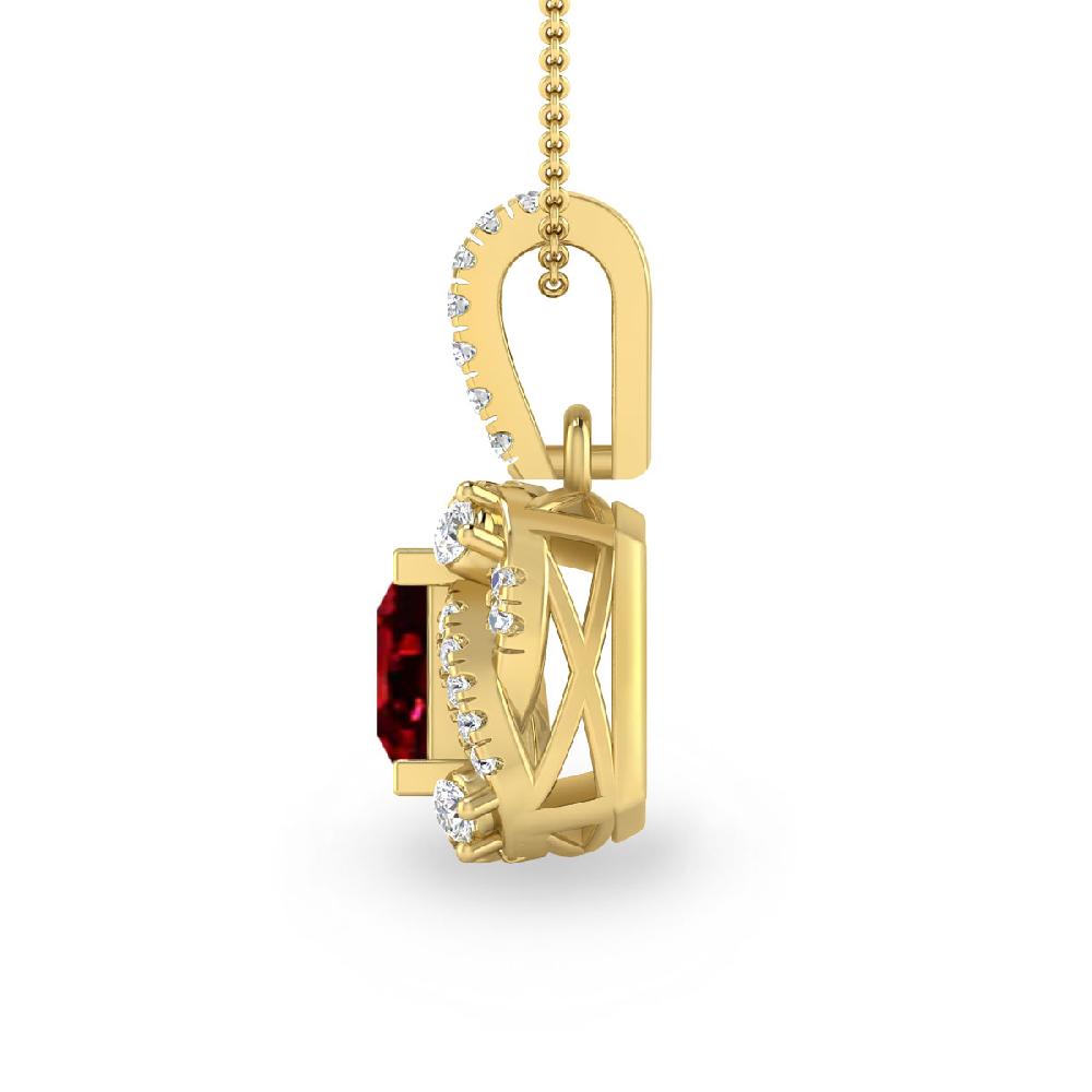 Yellow Gold - Ruby