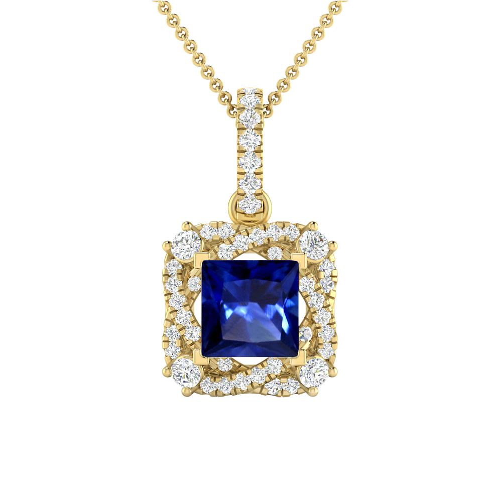 Yellow Gold - Sapphire