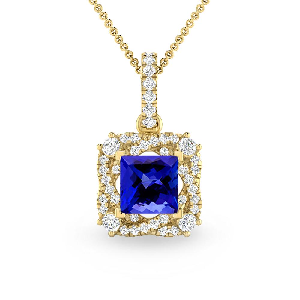 Yellow Gold - Tanzanite