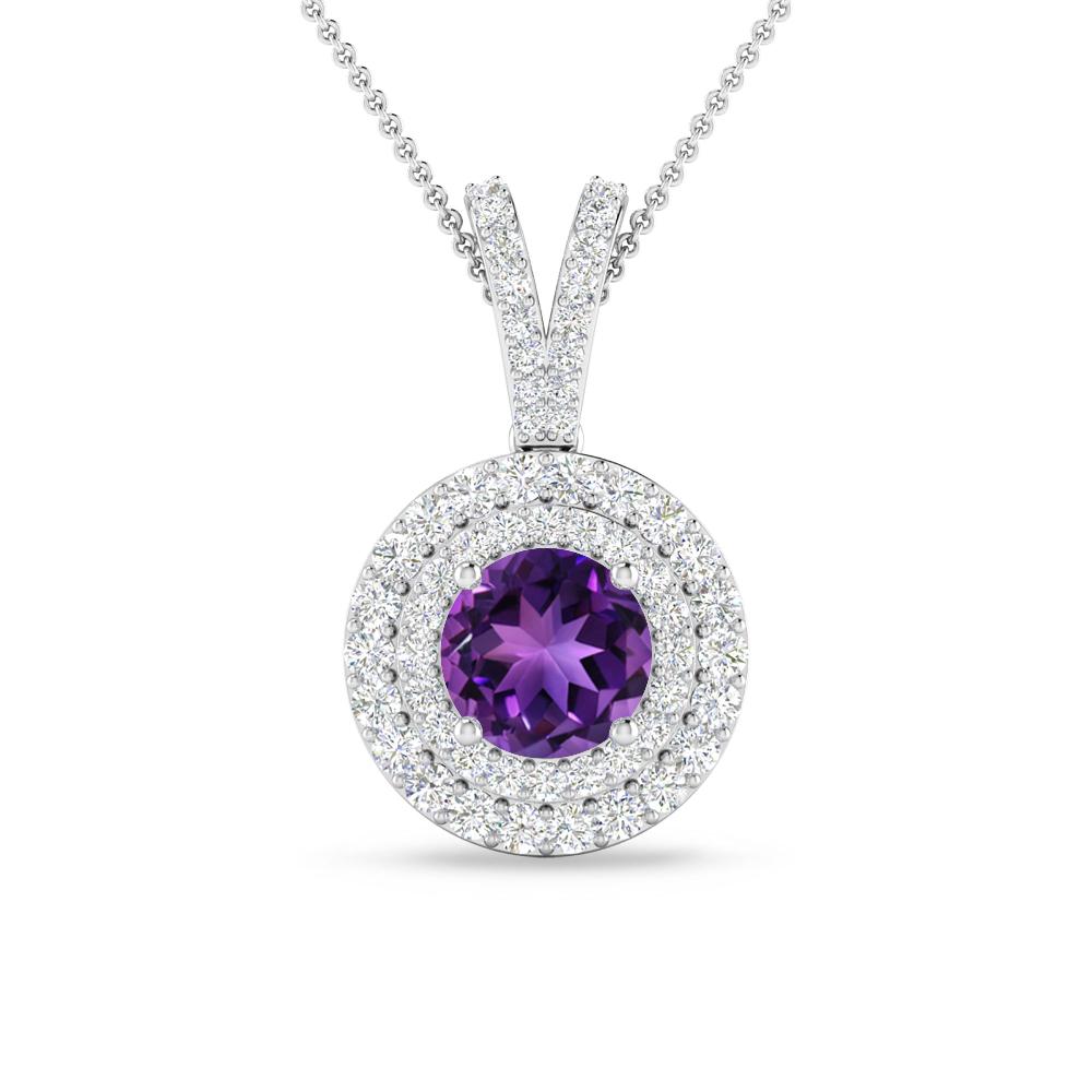 White Gold - Amethyst