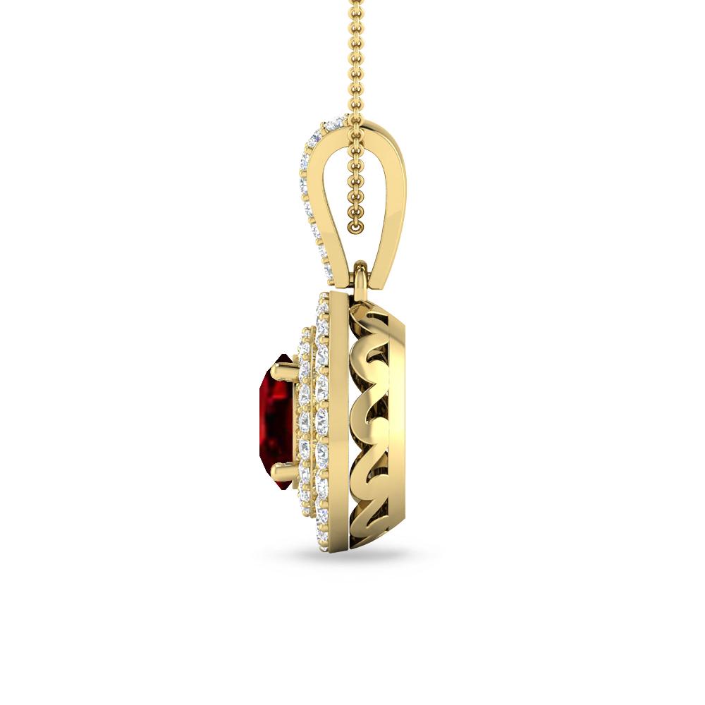 Yellow Gold - Ruby