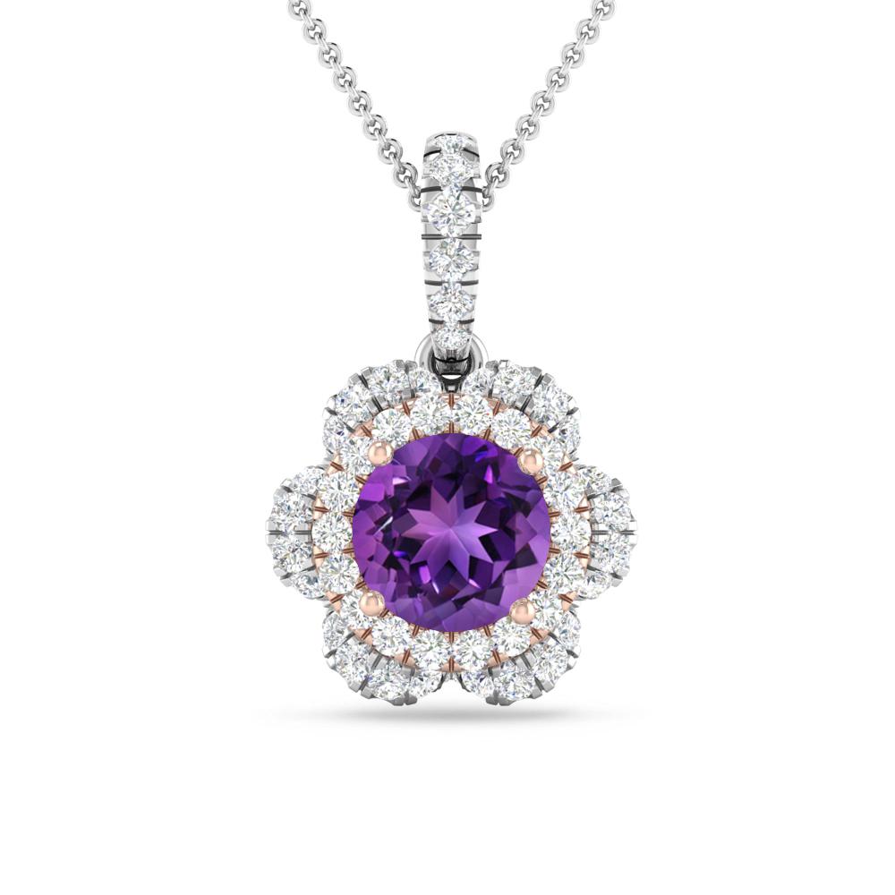 White Gold - Amethyst