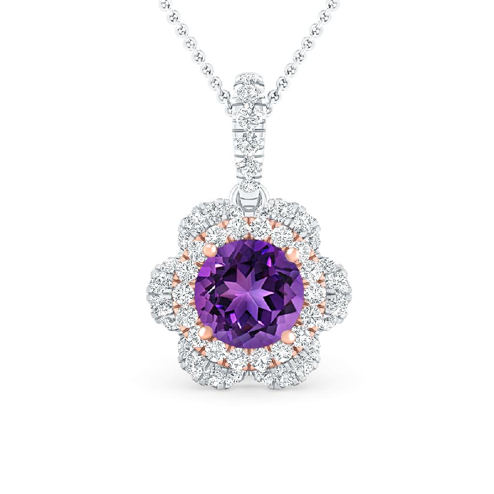 White Gold - Amethyst