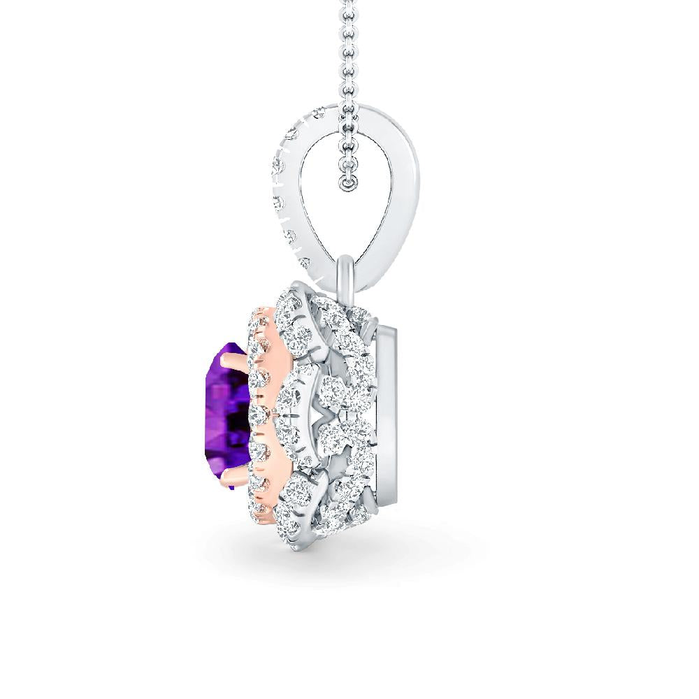 White Gold - Amethyst