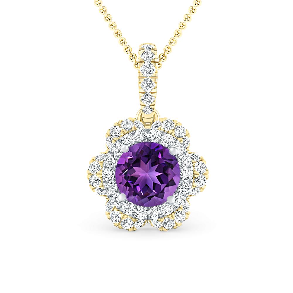 Yellow Gold - Amethyst