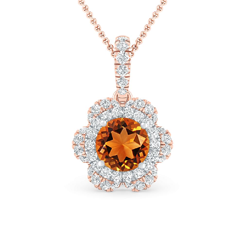 Rose Gold - Citrine