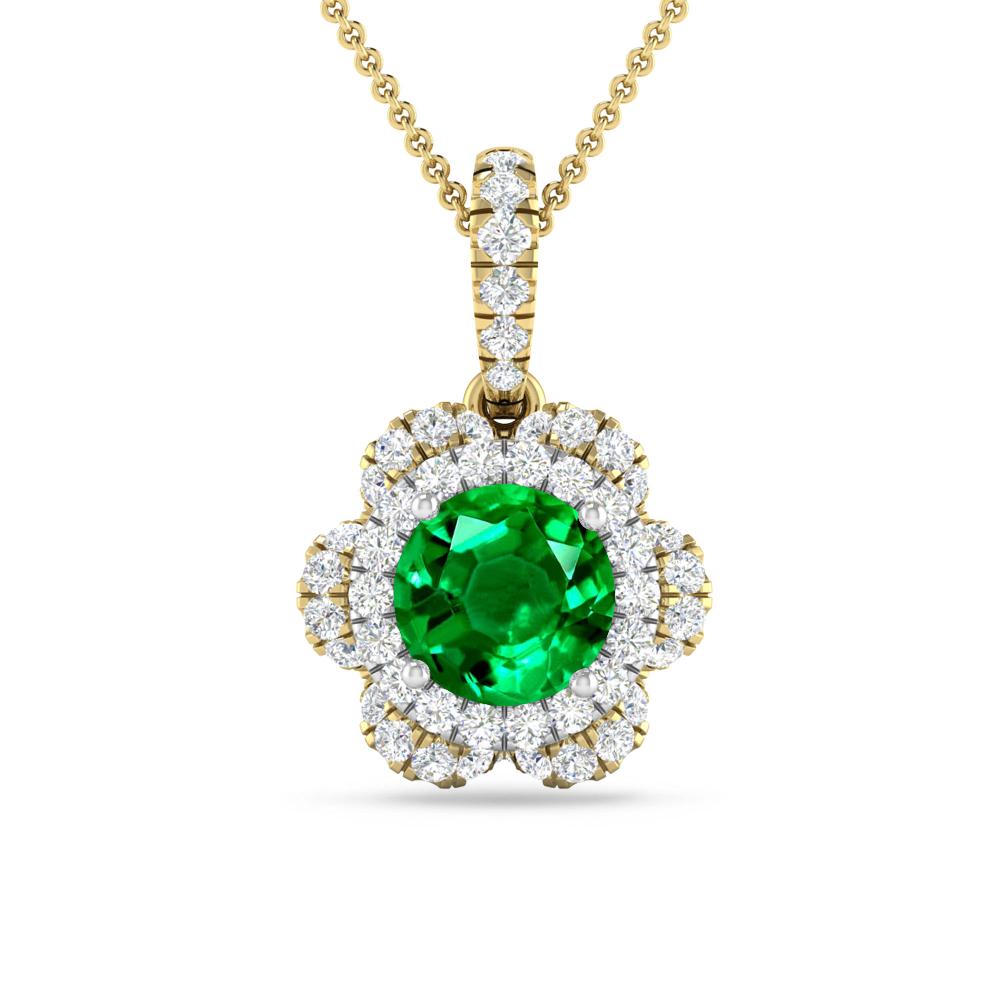 Yellow Gold - Emerald