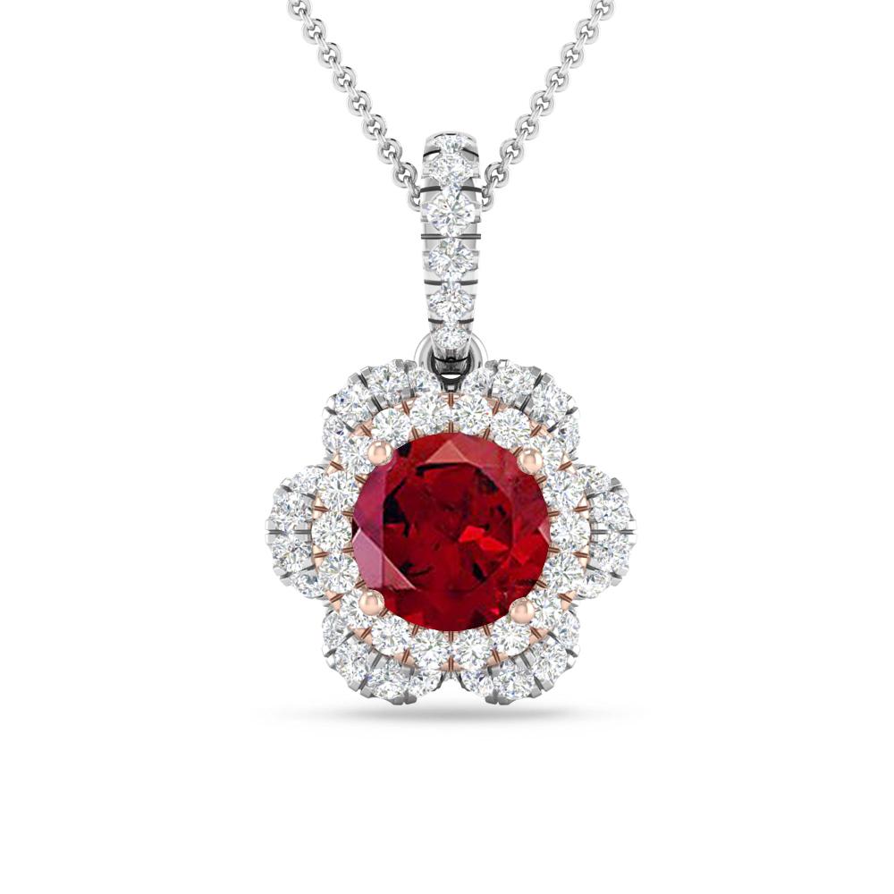 White Gold - Garnet