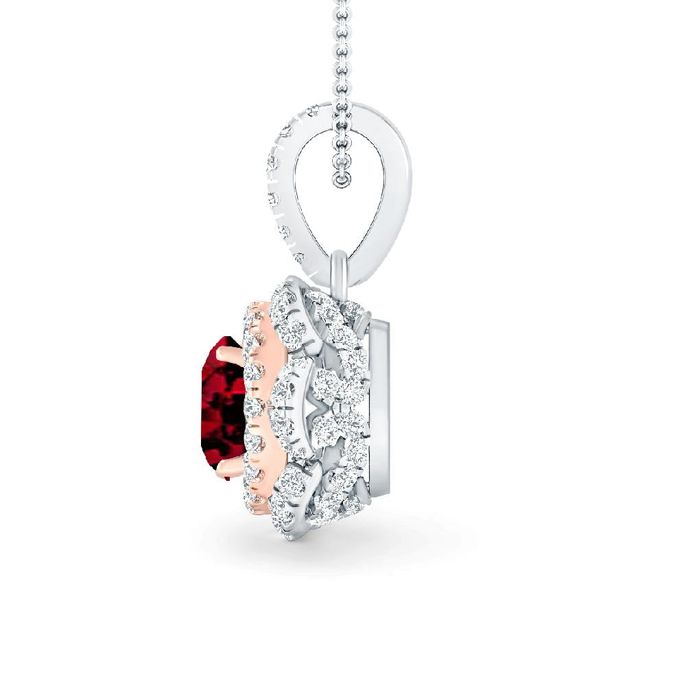 White Gold - Garnet