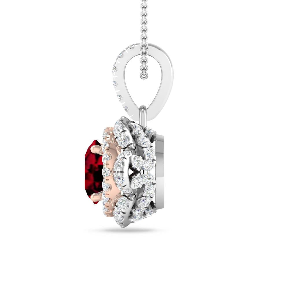 White Gold - Garnet