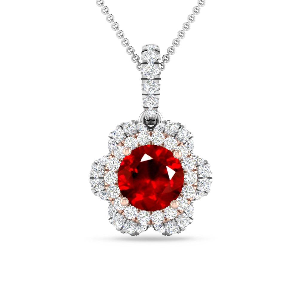 White Gold - Ruby