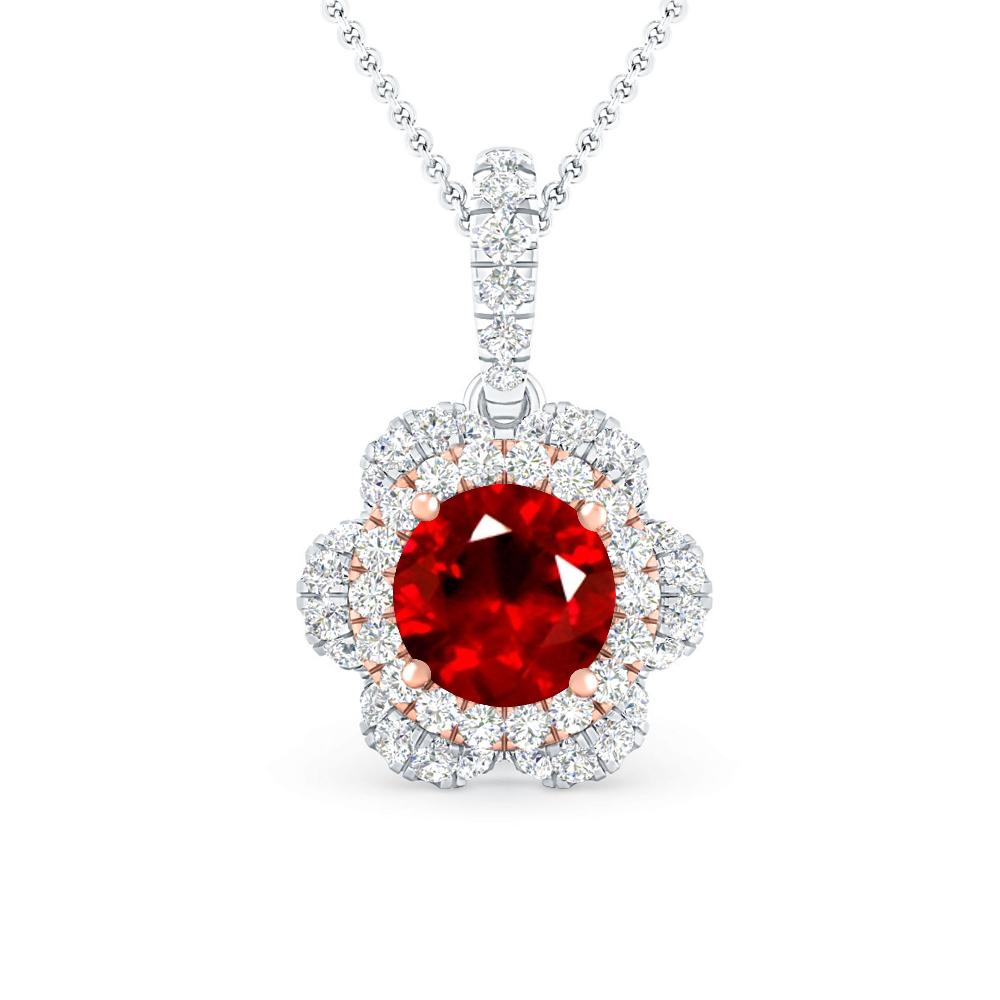 White Gold - Ruby