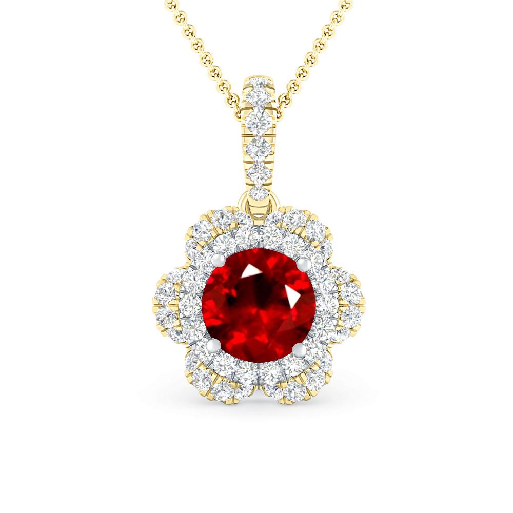 Yellow Gold - Ruby