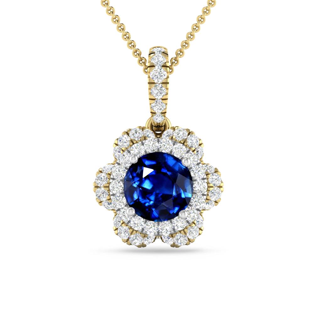 Yellow Gold - Sapphire