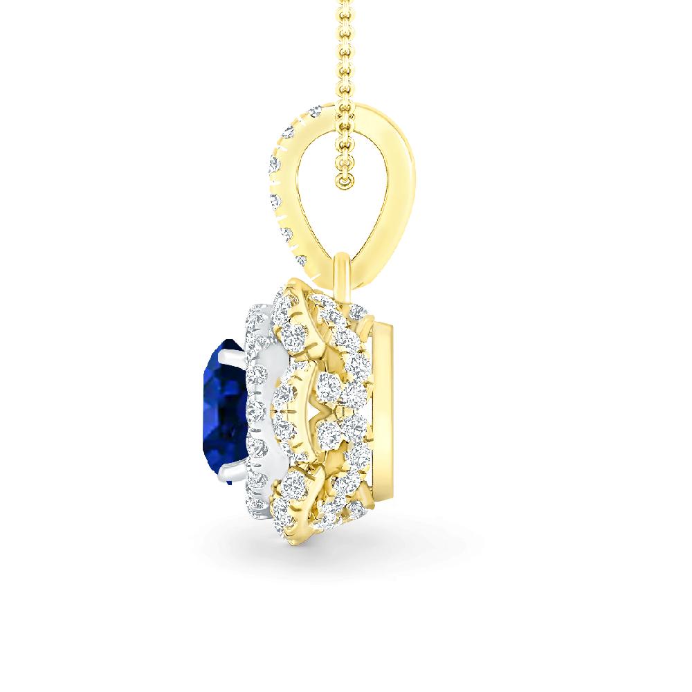 Yellow Gold - Sapphire