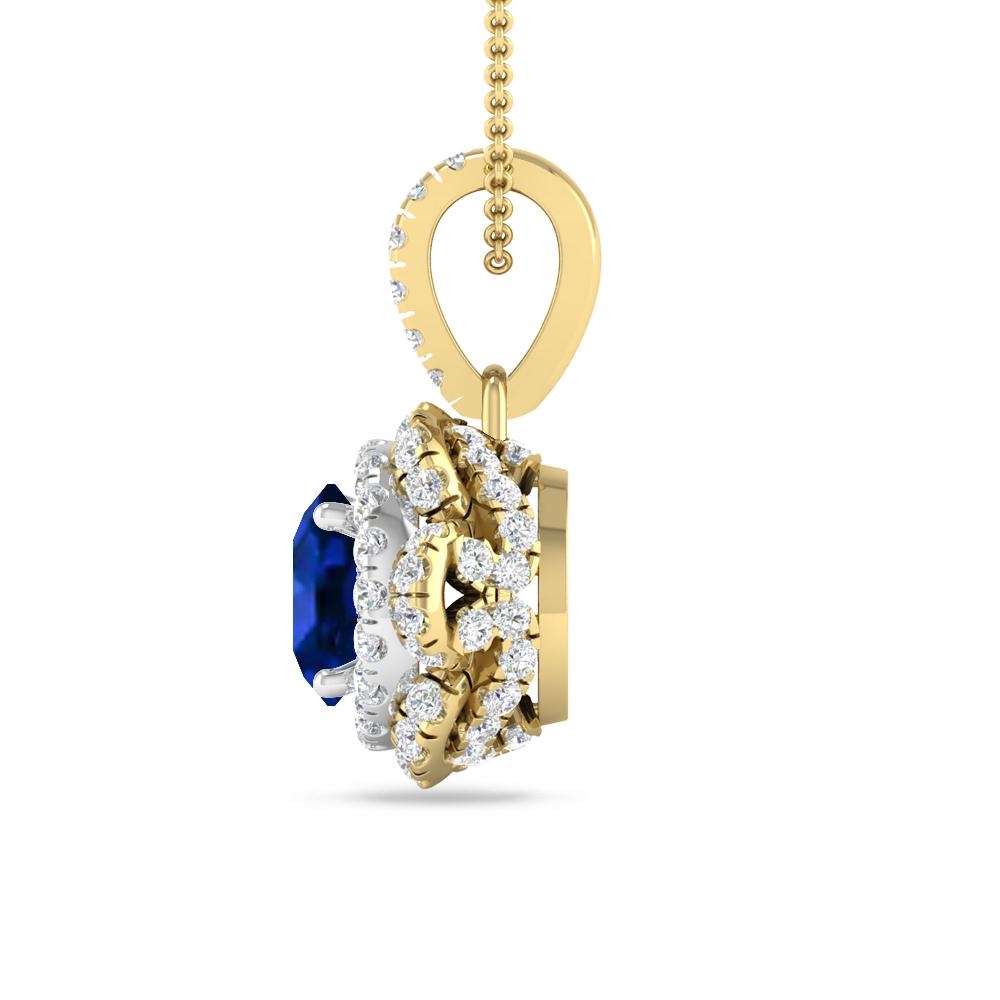 Yellow Gold - Sapphire