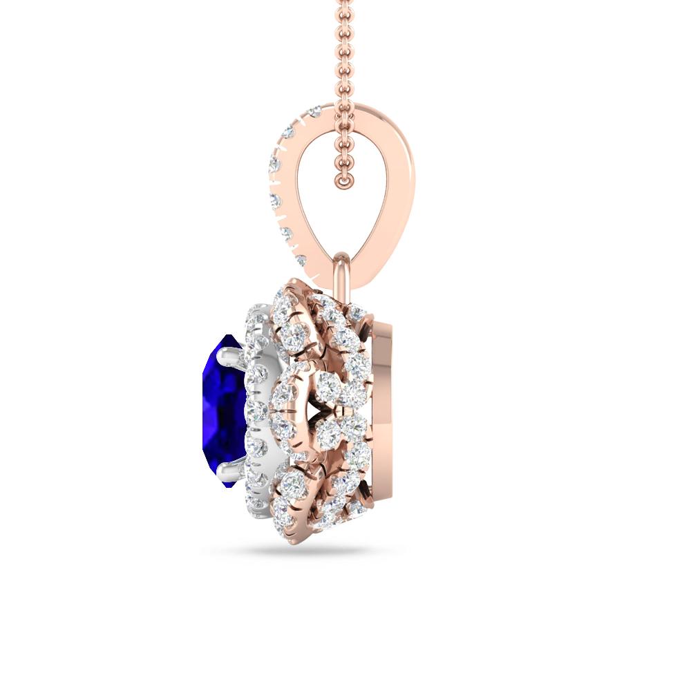 Rose Gold - Tanzanite