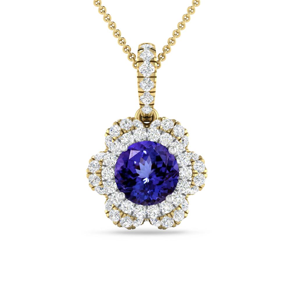 Yellow Gold - Tanzanite