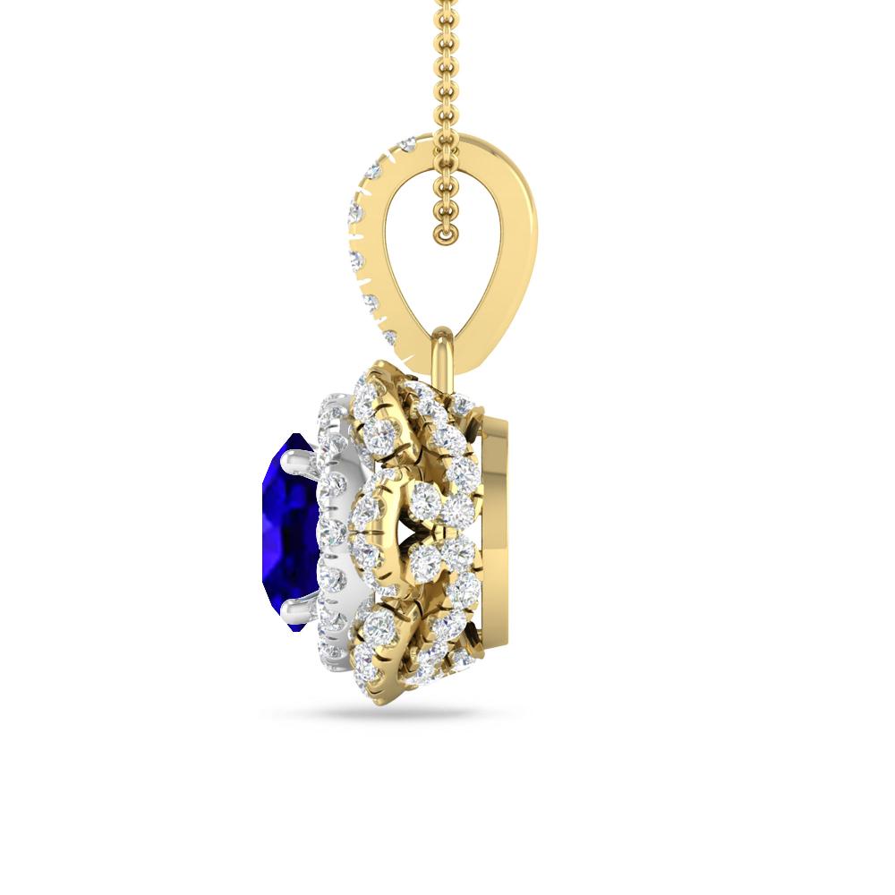 Yellow Gold - Tanzanite