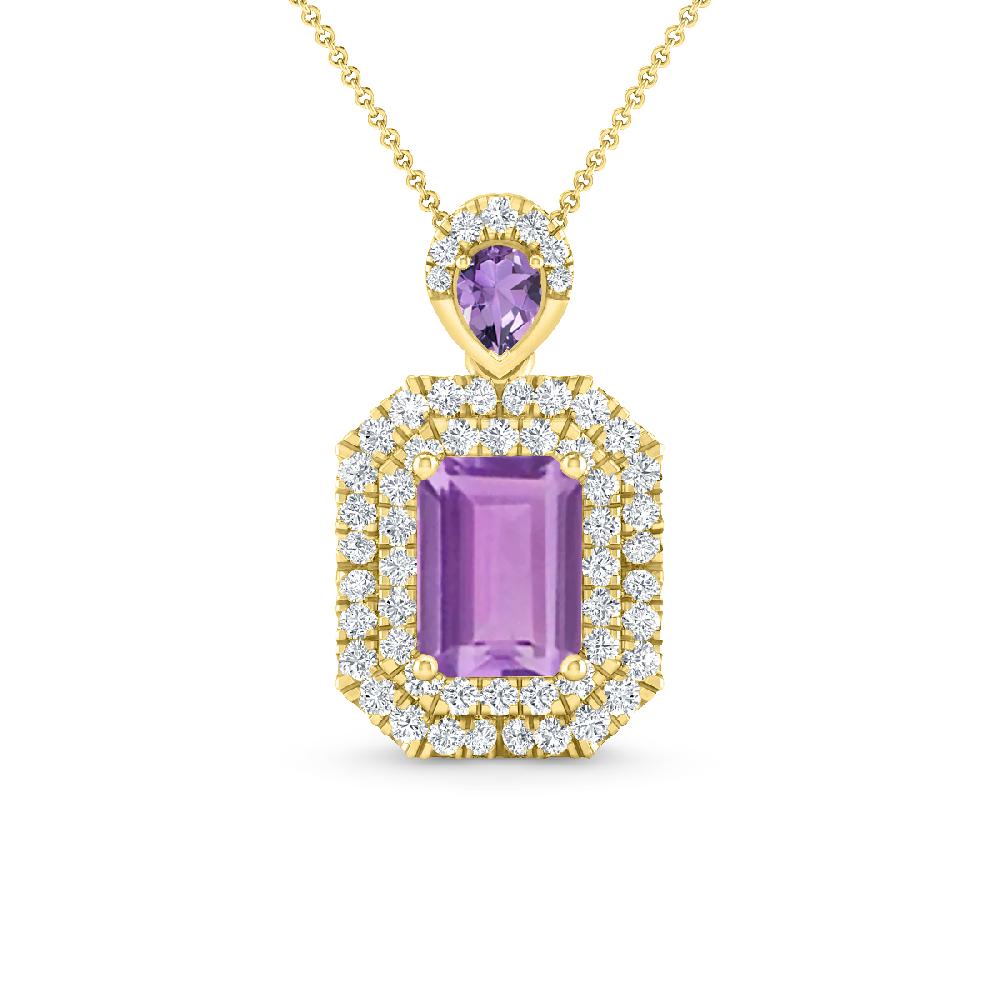 Yellow Gold - Amethyst