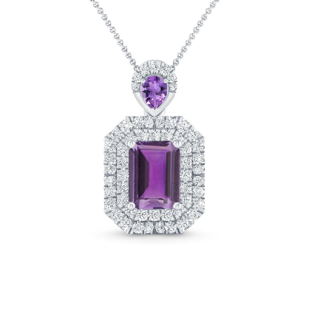 White Gold - Amethyst