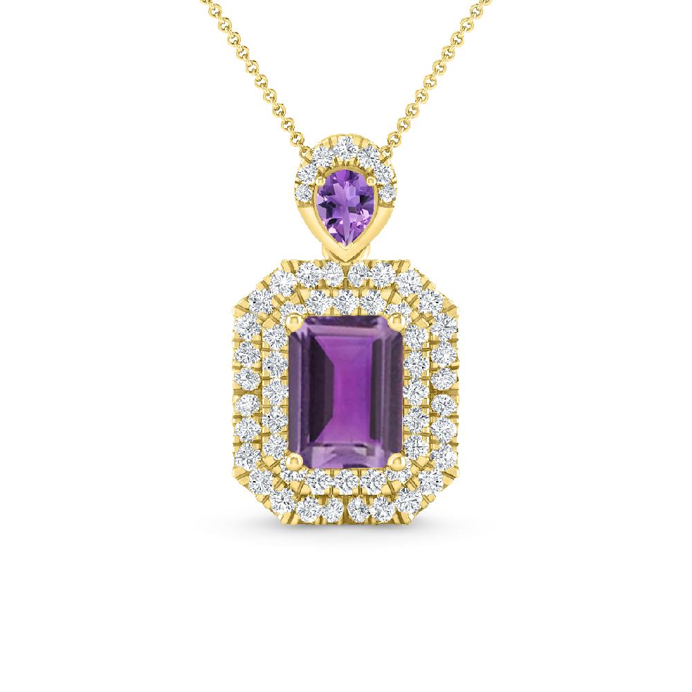 Yellow Gold - Amethyst