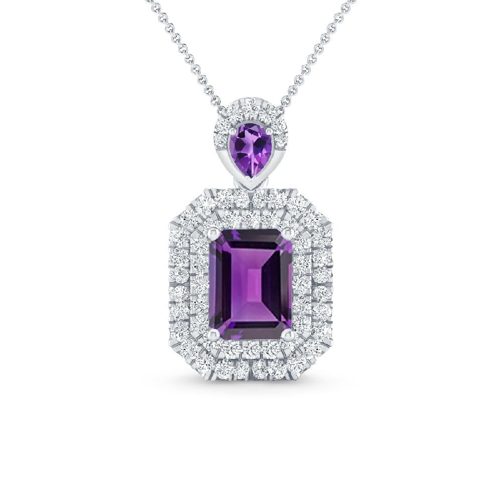 White Gold - Amethyst