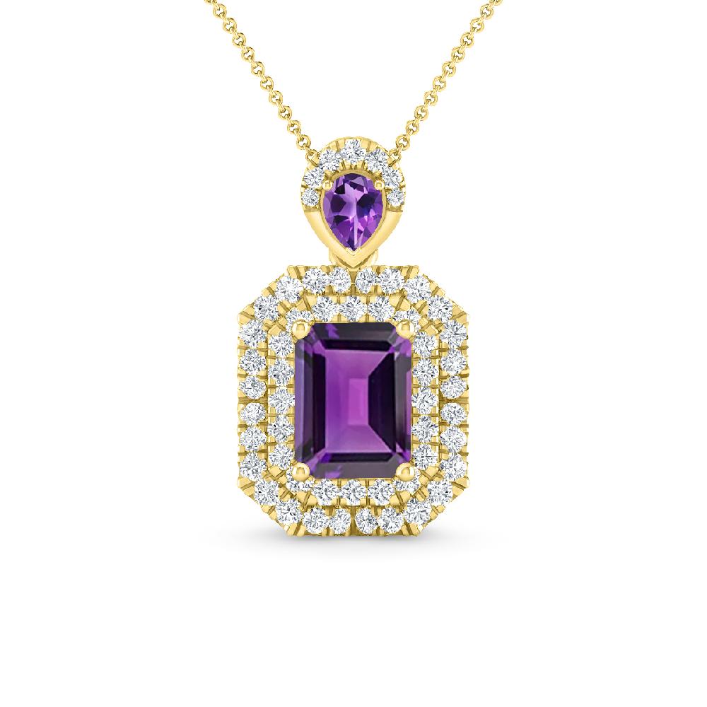 Yellow Gold - Amethyst