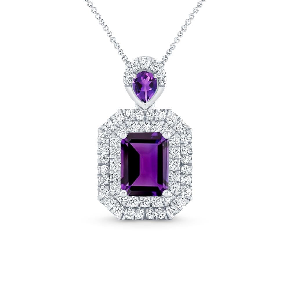 White Gold - Amethyst