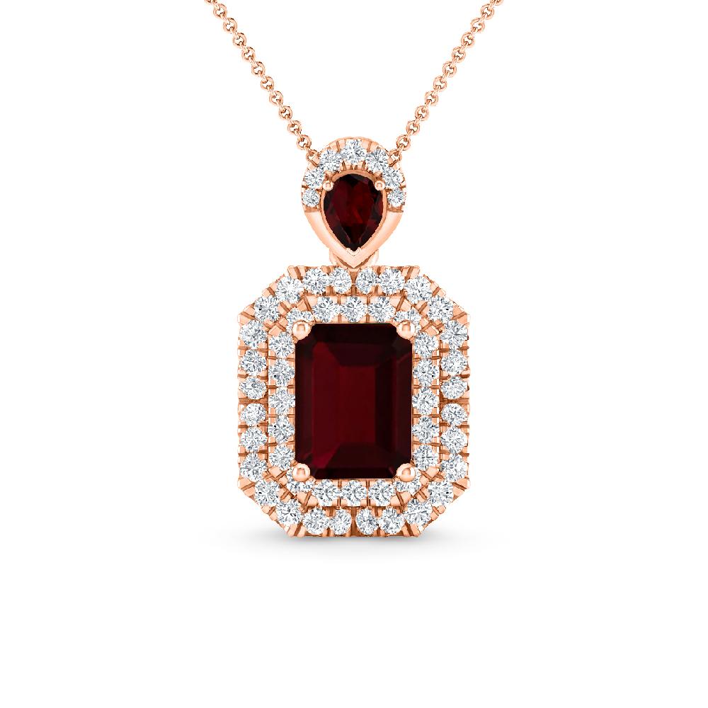 Rose Gold - Garnet