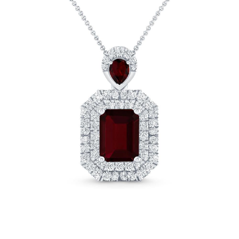 White Gold - Garnet