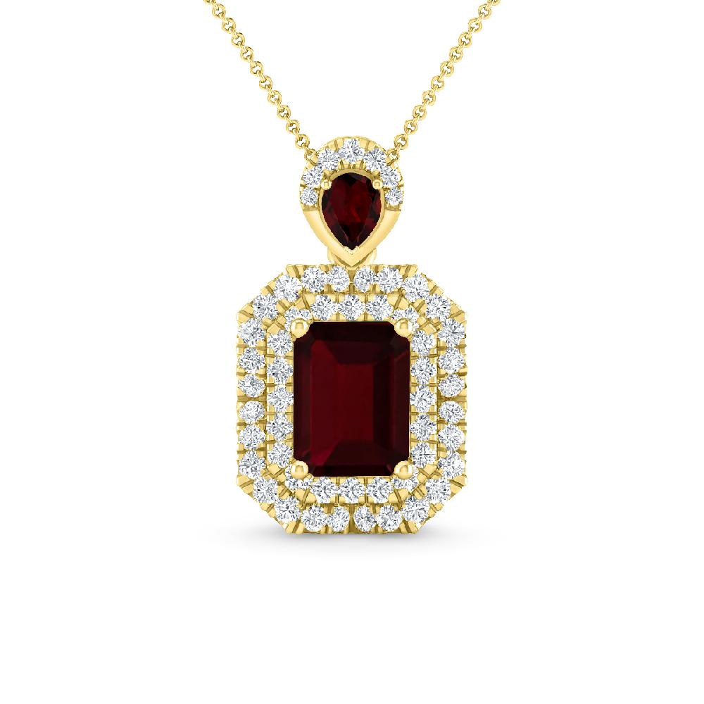 Yellow Gold - Garnet