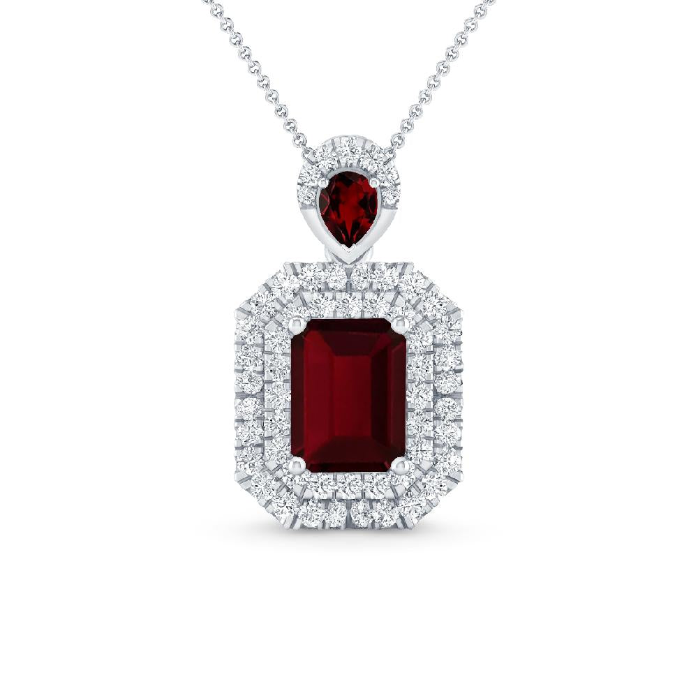 White Gold - Garnet