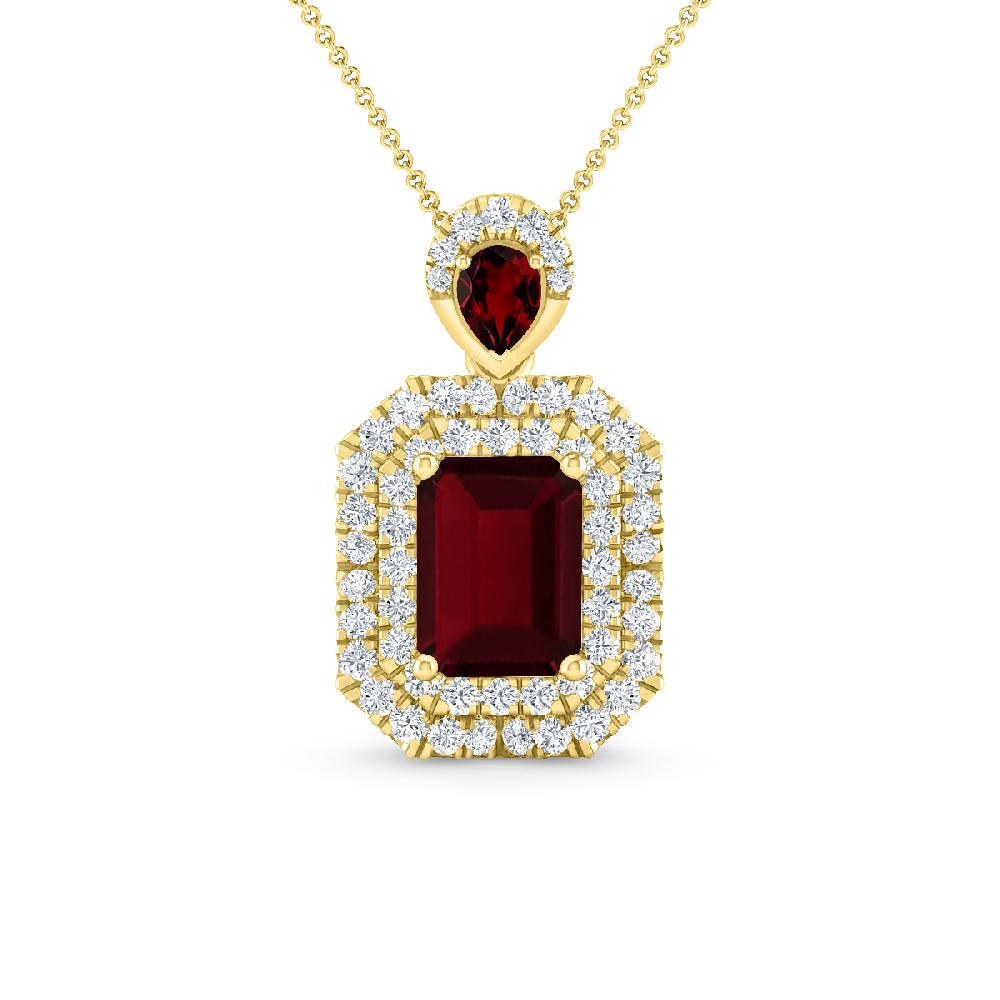 Yellow Gold - Garnet